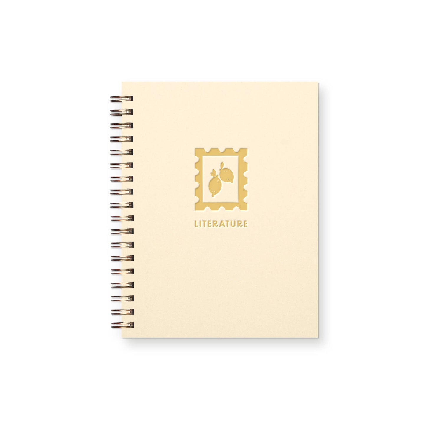 Literature Lemon Stamp Book Log Reading Journal