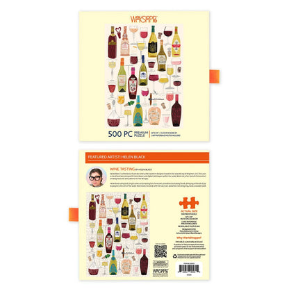 Wine Tasting 500 Piece Puzzle, Mother's Day Gift, Wine Lover
