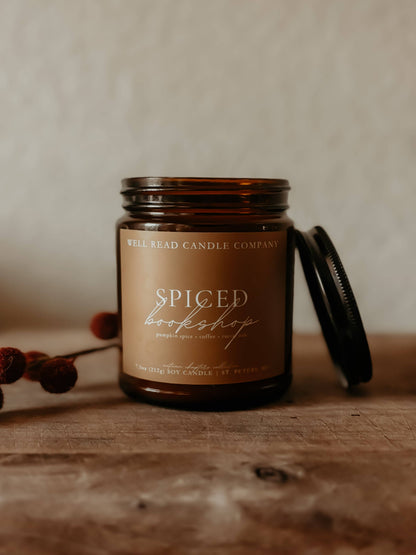 Spiced Bookshop Candle
