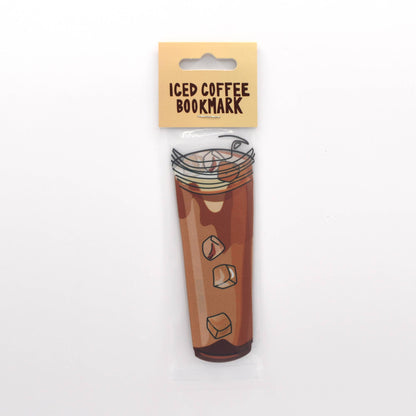 Iced Coffee Die Cut Bookmark