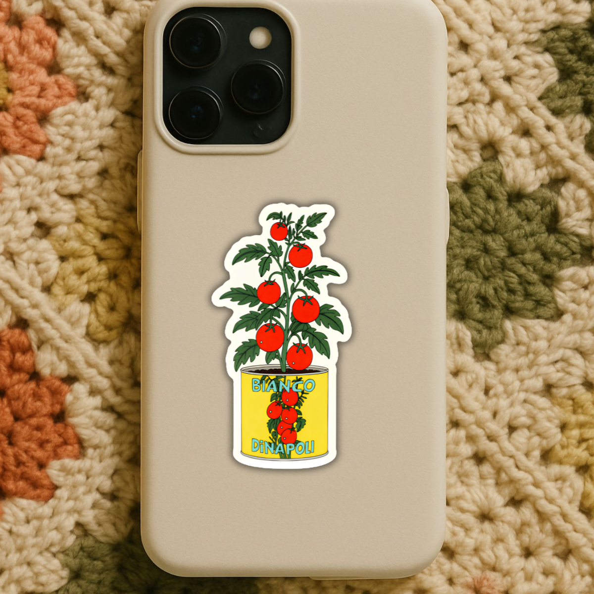 Tomato Plant Sticker – Vintage San Marzano Tomato Can Garden