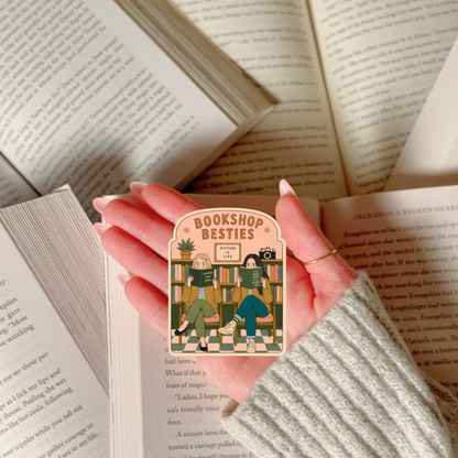 Bookshop Besties Sticker –Book Lover Friendship Reading Club
