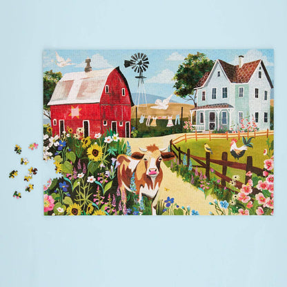 Wildflower Farm 1000 Piece Puzzle, Spring Gift