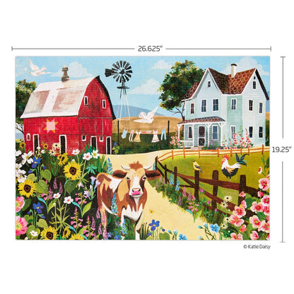 Wildflower Farm 1000 Piece Puzzle, Spring Gift