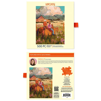 Saddle Up 500 Piece Puzzle Gift for Horse Lover