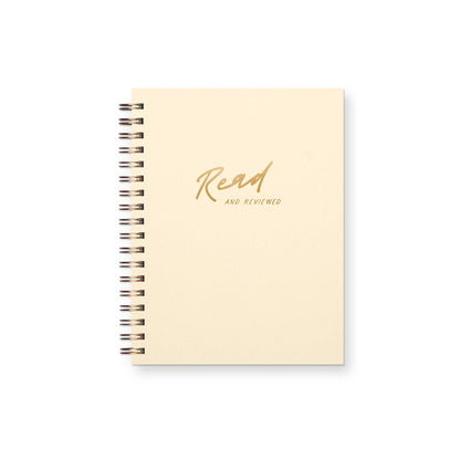 Read and Reviewed Book Log Reading Journal