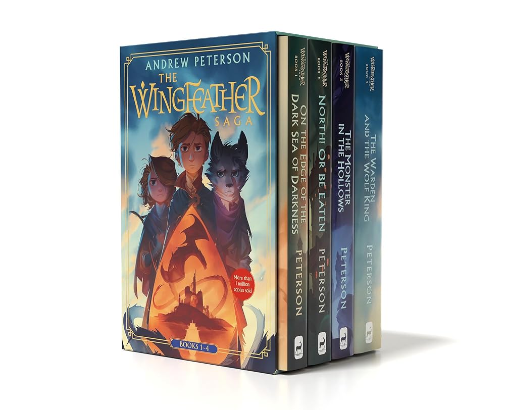 Wingfeather Saga Boxed Set: On the Edge of the Dark Sea of Darkness; North! Or Be Eaten; The Monster in the Hollows; The Warden and the Wolf King cover image