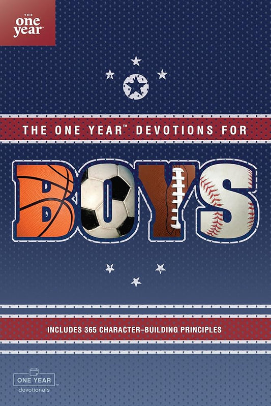 The One Year Book of Devotions for Boys cover image