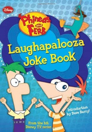 Phineas and Ferb Laughapalooza Joke Book cover image
