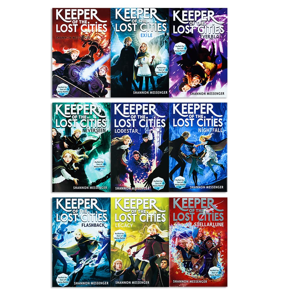 Shannon Messenger..Keeper of the Lost Cities Collection Books 1-9 : Keeper of the Lost Cities; Exile; Everblaze; Neverseen; Lodestar; Nightfall; Flashback; Lagacy; Stellarlune cover image