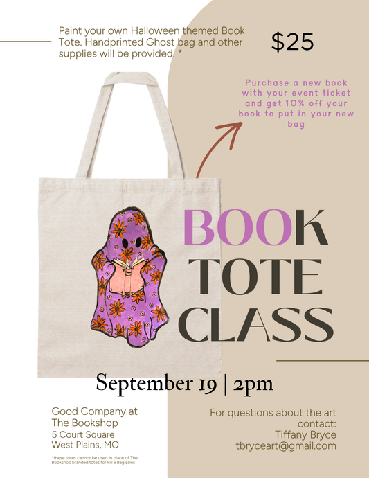 [EVENT] BOOKk Totes w/ Tiffany