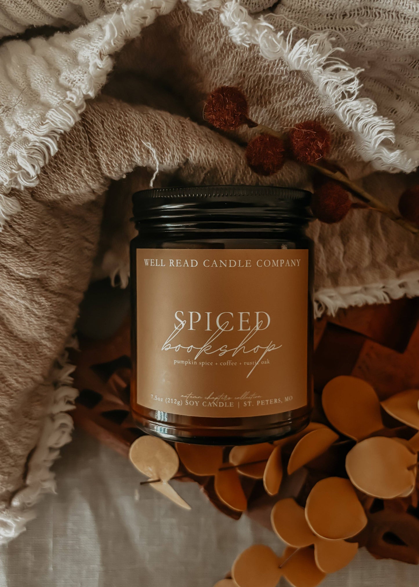 Spiced Bookshop Candle