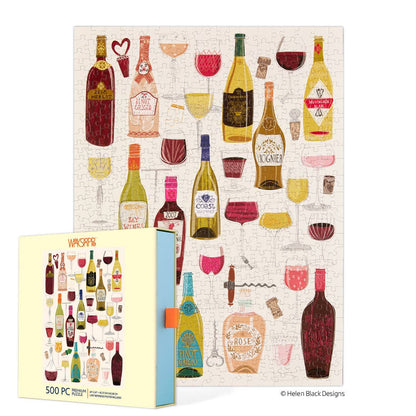 Wine Tasting 500 Piece Puzzle, Mother's Day Gift, Wine Lover