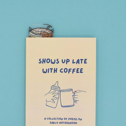 Iced Coffee Die Cut Bookmark