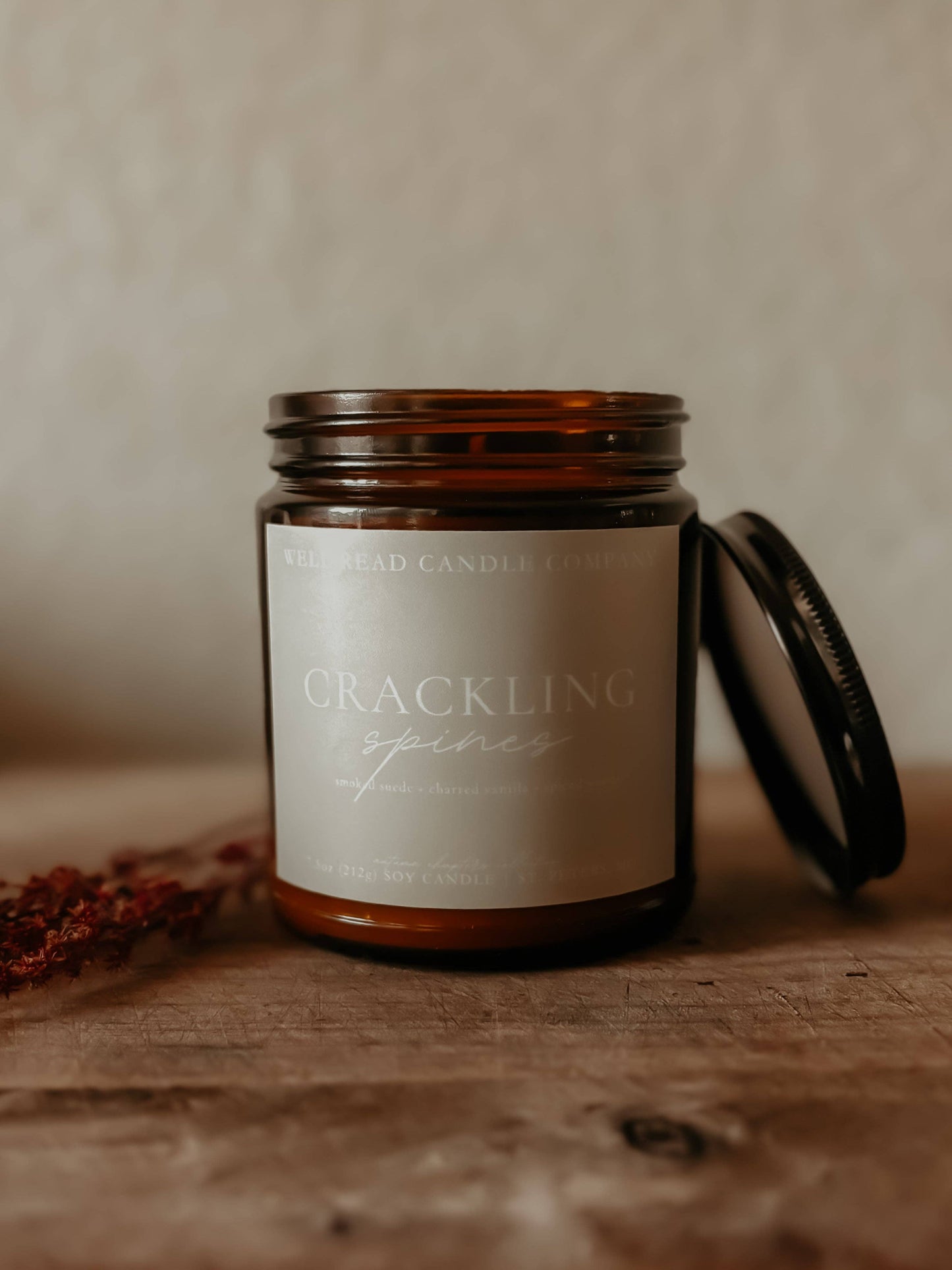 Crackling Spines Candle