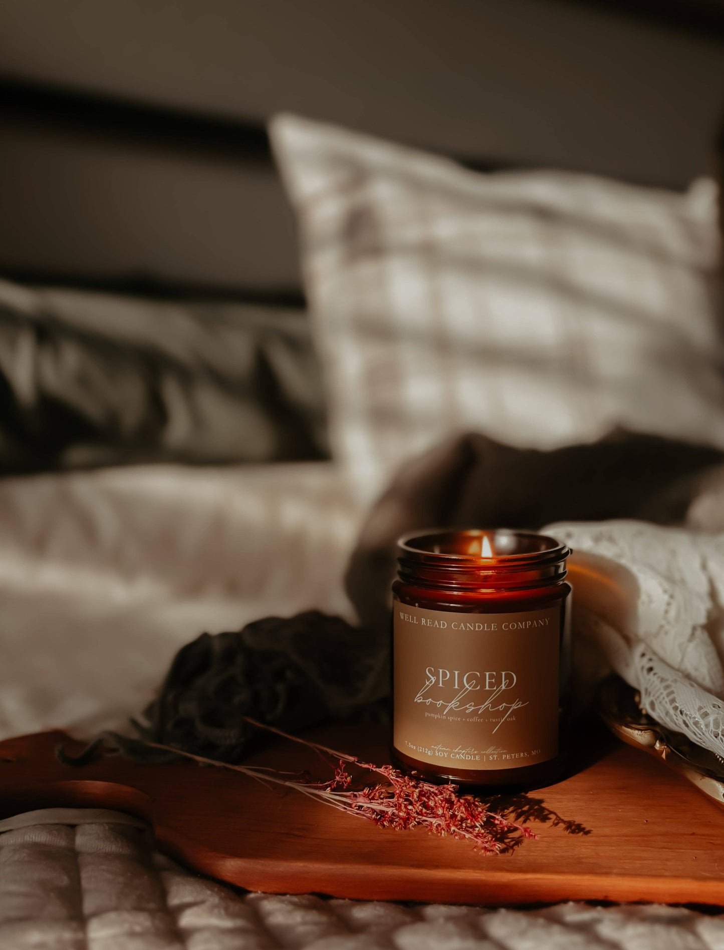 Spiced Bookshop Candle